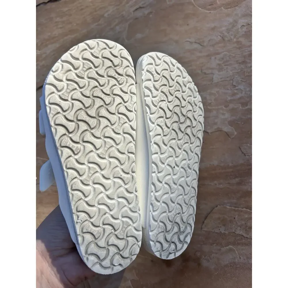 Birkenstock Arizona Eva Sandals Kids Size EU 31 US 13 White Slip On